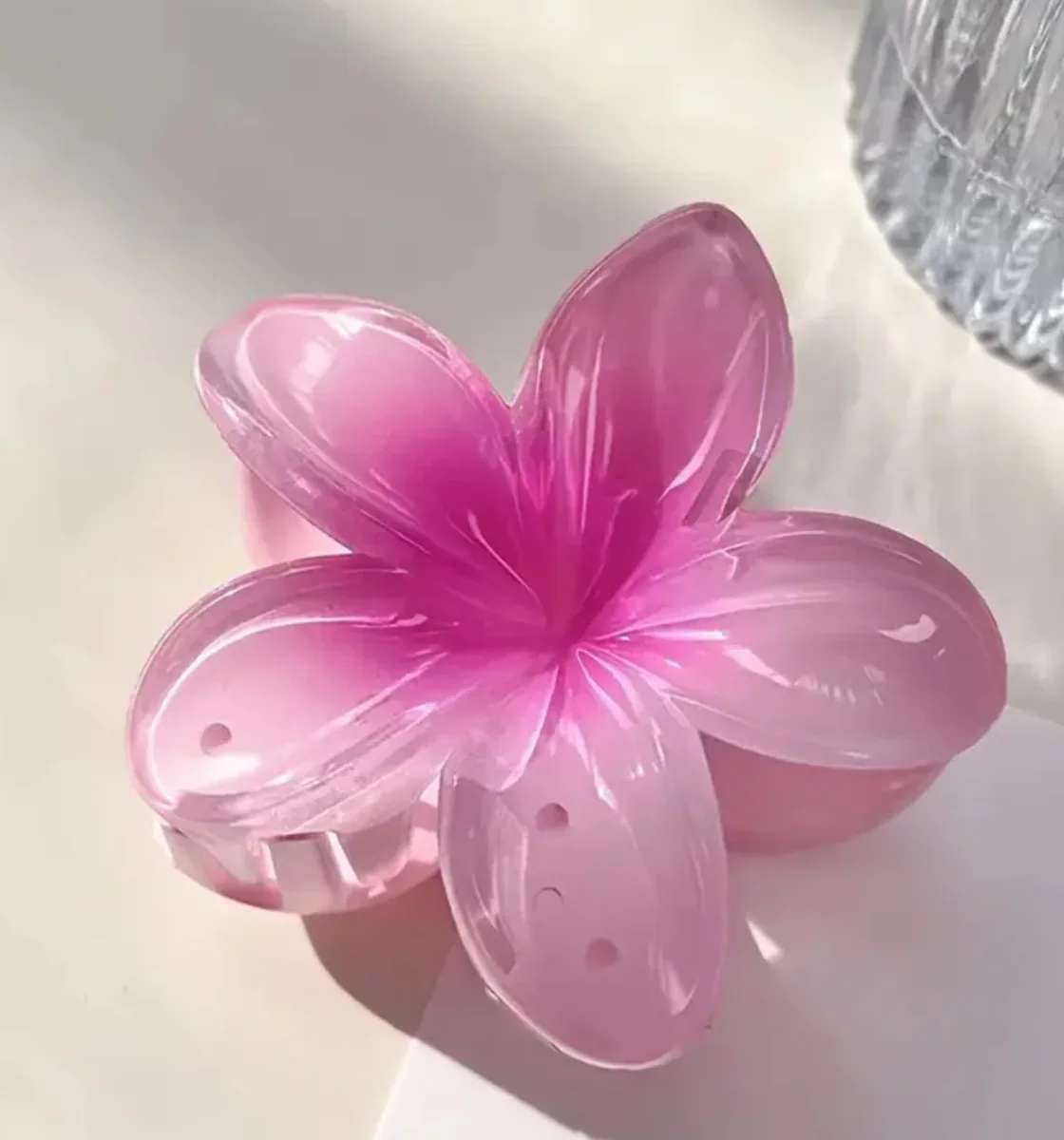 Mollettone per capelli a forma di fiore - immagine 7