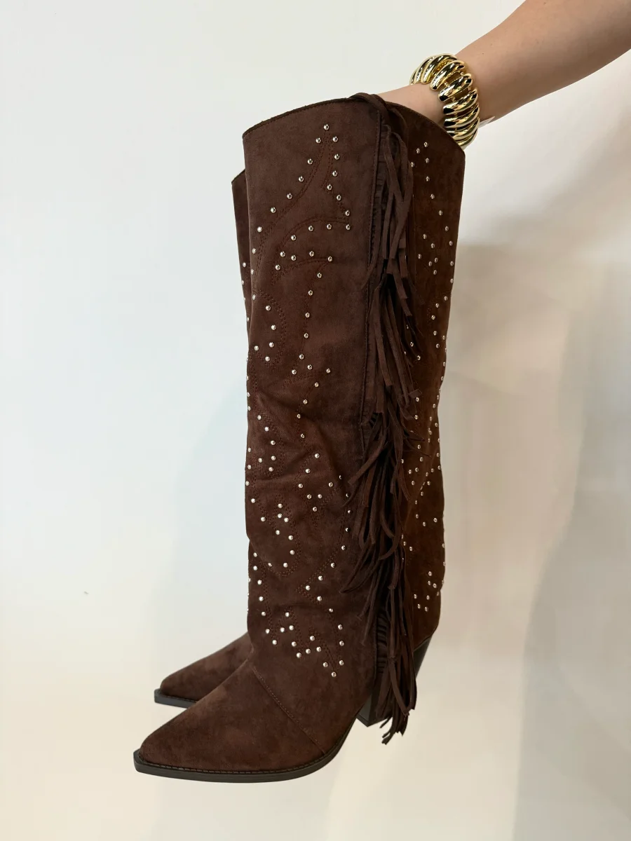Stivale Texano con Frange e Borchie - immagine 4