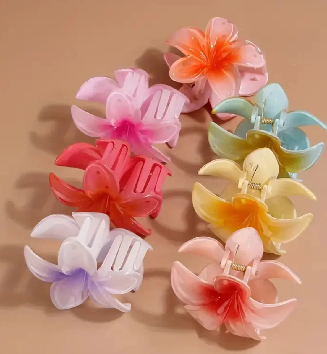 Mollettone per capelli a forma di fiore - immagine 6