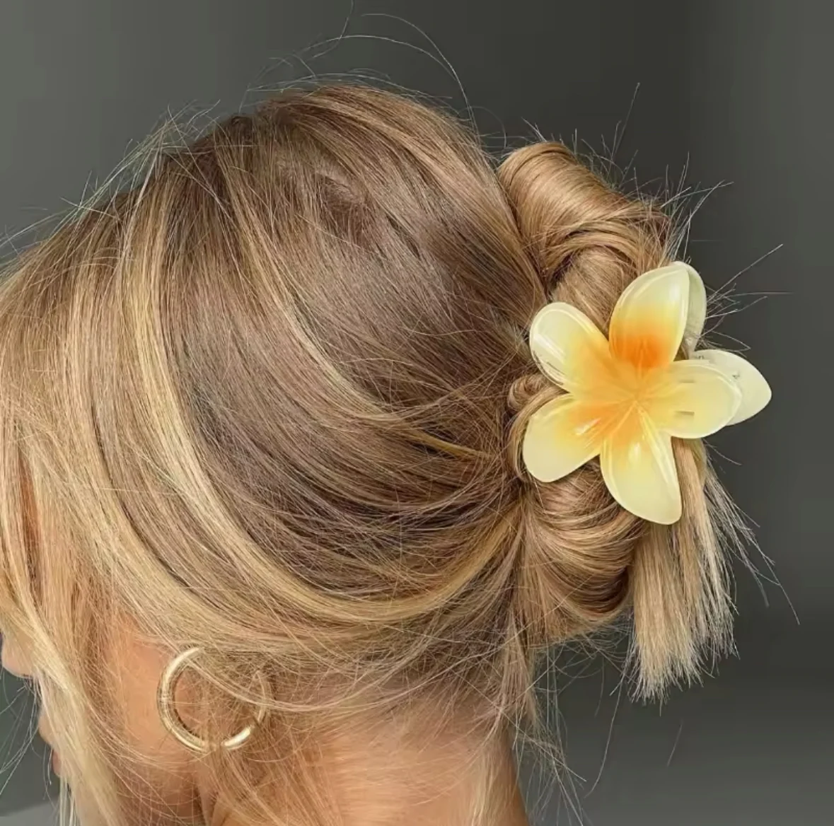 Mollettone per capelli a forma di fiore - immagine 5