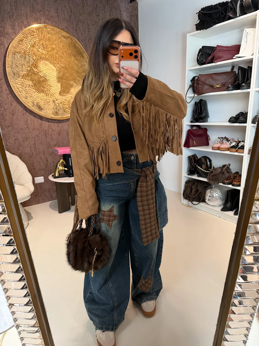 Jeans Street Style con Fascia Rimovibile - immagine 9