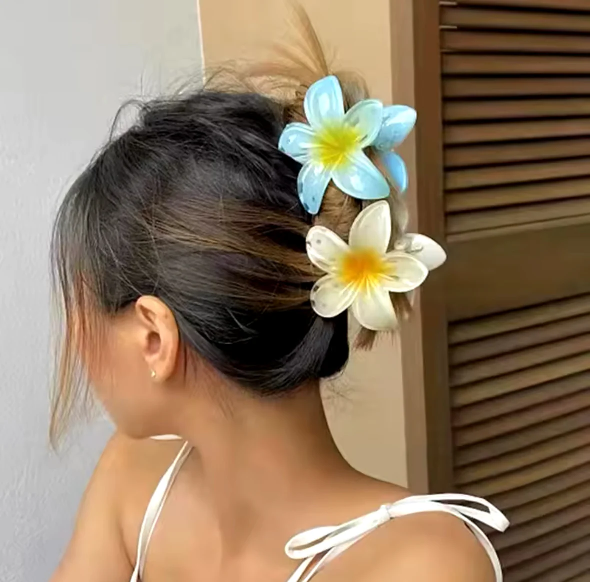 Mollettone per capelli a forma di fiore - immagine 2