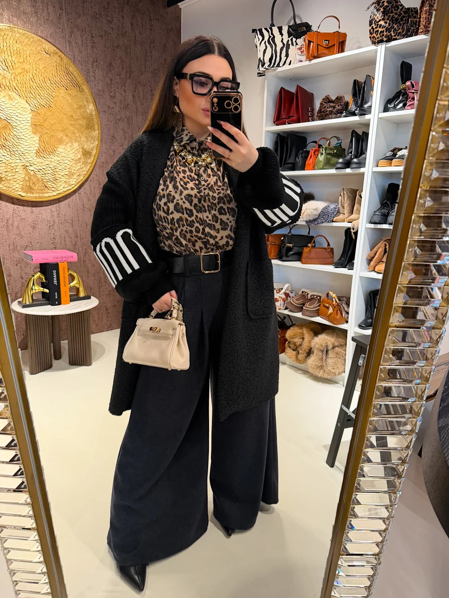 Camicetta animalier in velo - immagine 8