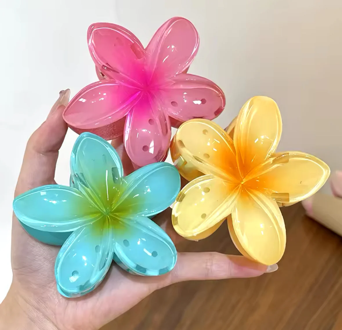 Mollettone per capelli a forma di fiore - immagine 4