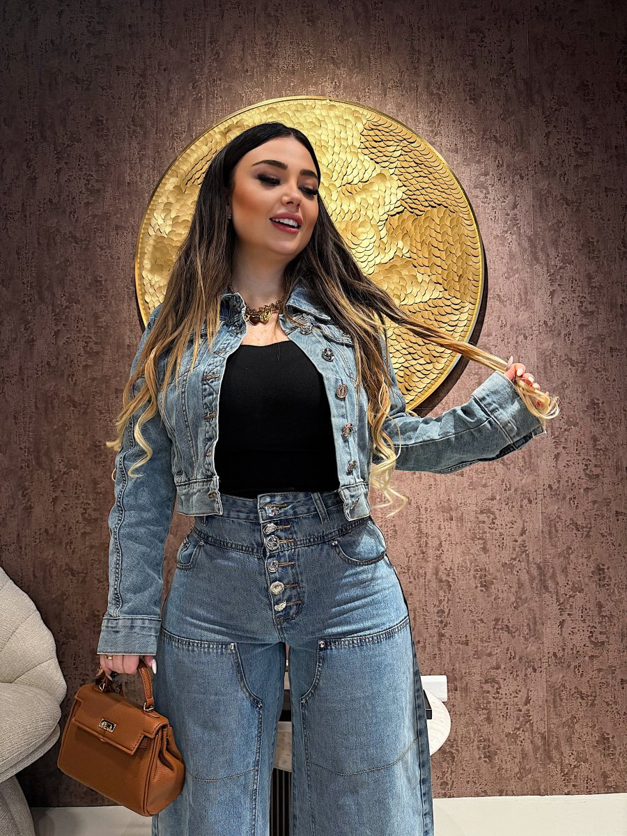 Completo vintage button - immagine 5