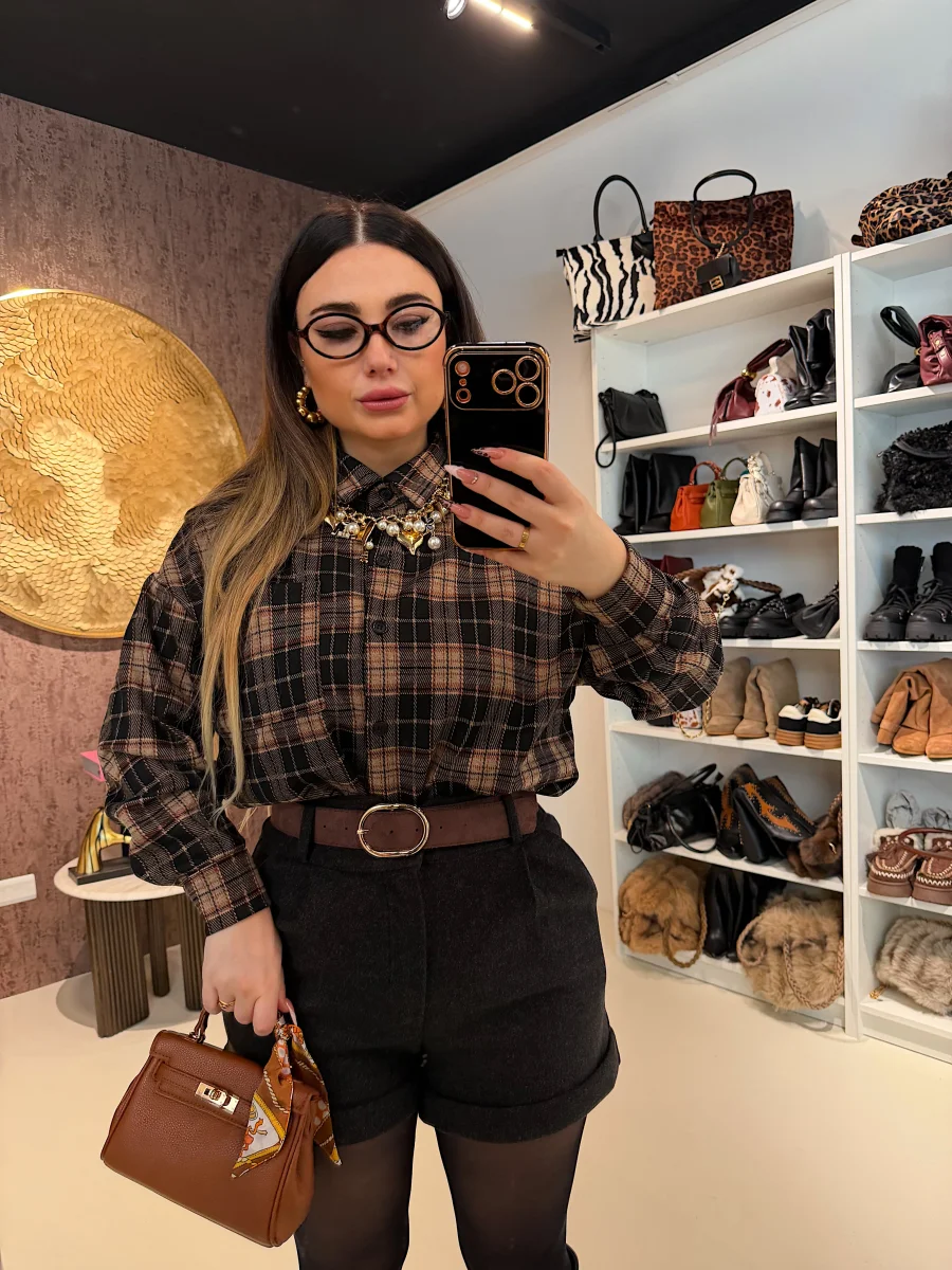 Camicia autumn tessuto morbido - immagine 3