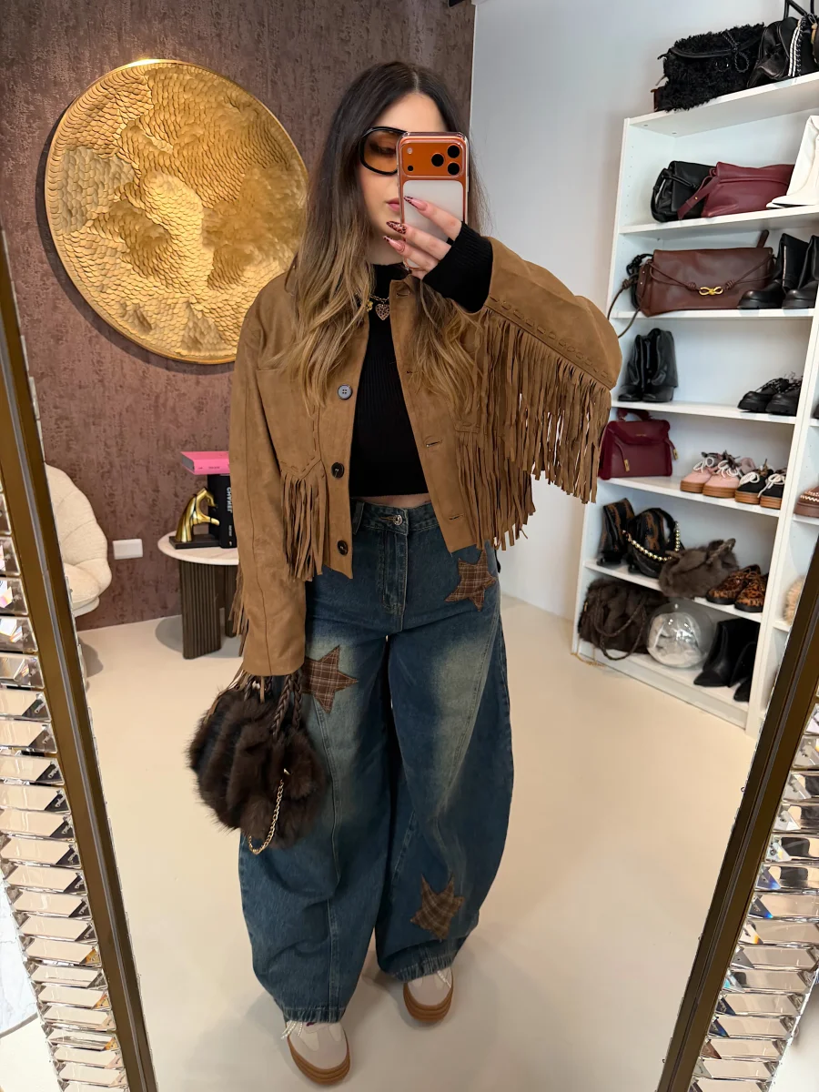 Jeans Street Style con Fascia Rimovibile - immagine 8