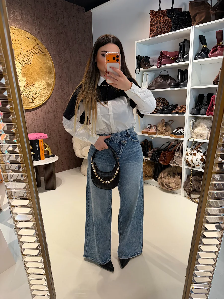 Camicia Layered Chic con maglioncino integrato - immagine 5