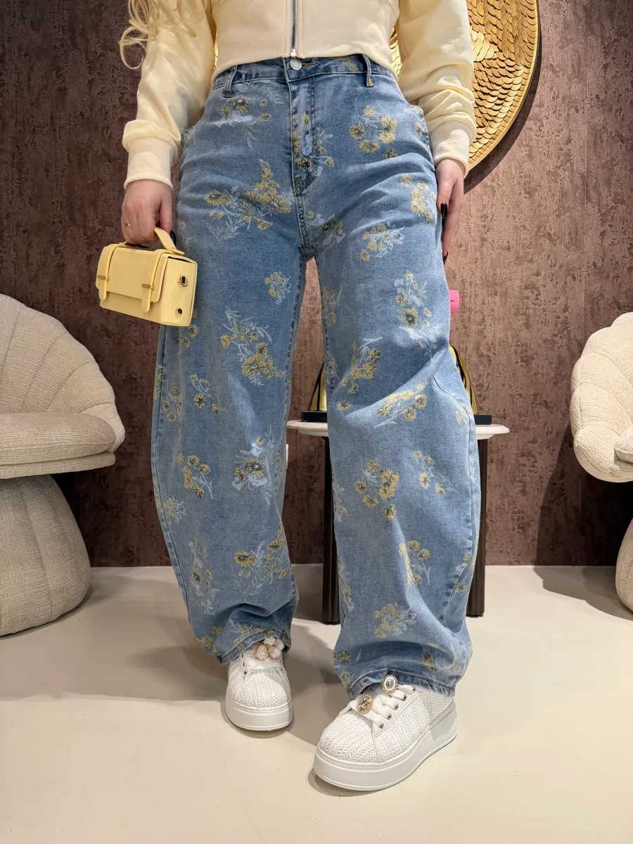 Jeans Blossom Dream Wide Leg - immagine 6