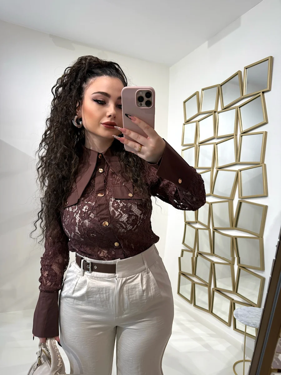 Pantalone con fibbia laterale - immagine 8