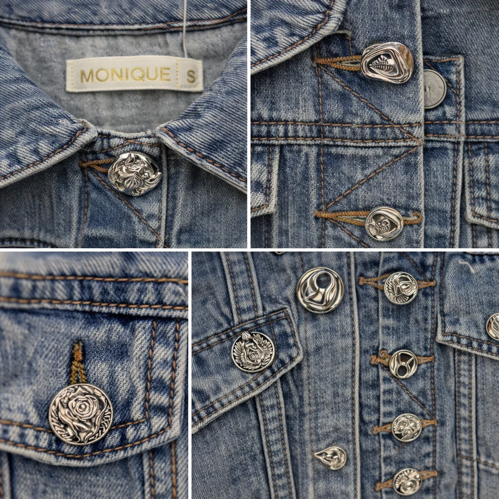 Completo vintage button - immagine 4