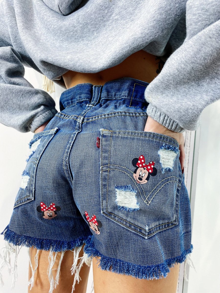 Short Levi’s Vintage bagno scuro con stampe - immagine 3