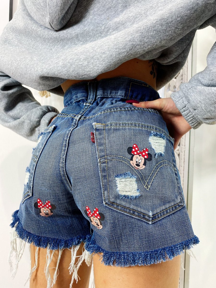 Short Levi’s Vintage bagno scuro con stampe - immagine 5