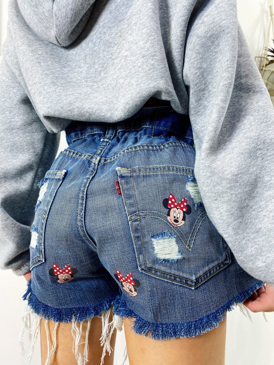 Short Levi’s Vintage bagno scuro con stampe - immagine 7