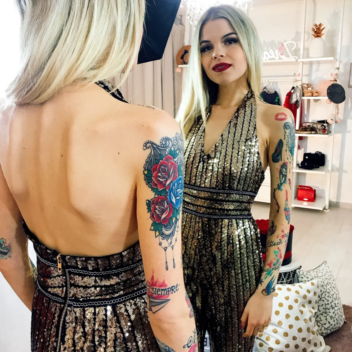 Tuta glamour lunga - immagine 7